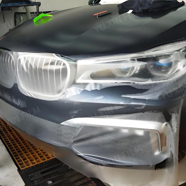 190 Micron Black Paint Protection Film Matt Foggy Surface Waterproof TPU Film