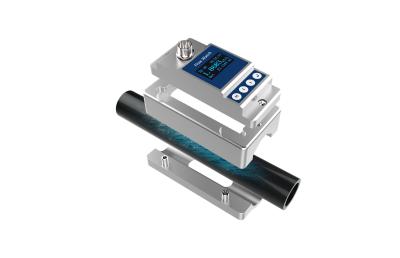 Mini braçadeira da exposição de IP54 OLED no medidor de fluxo ultrassônico