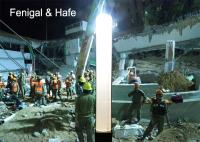 Délivrance d'accidents de Fortraffic de phare de Birght 2400w ou construction gonflable de nuit