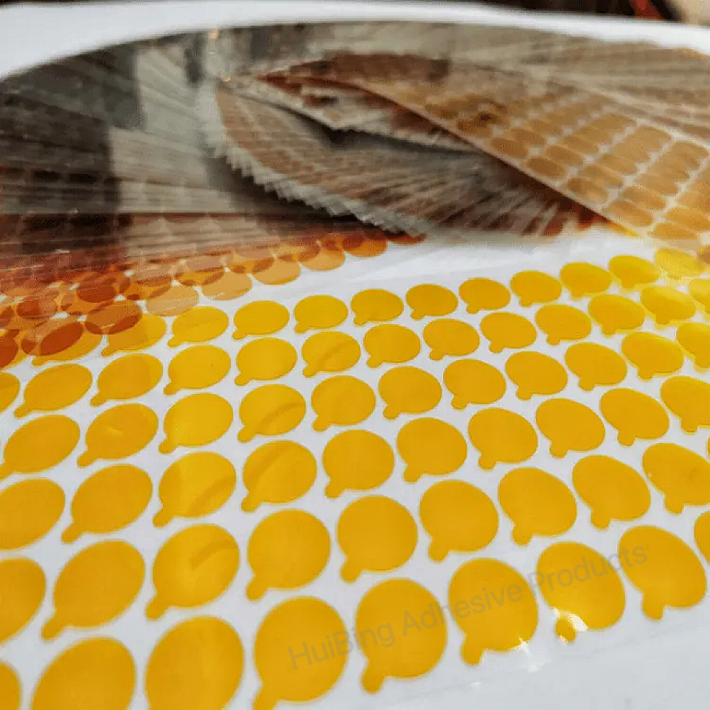 Die Cut Kapton High Temperature Tape 0.05mm Thickness with Silicone Adhesive for 260℃ Long-term Resistance