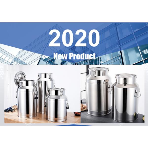 Corrosion Resistant 201 Stainless Milk Bucket With Lid 50L Large Capacity