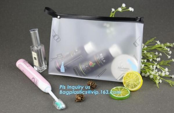 EVA PVC Cosmetic Bag For Women Zipper Waterproof Airline Makeup Travel Organizer Toiletry Bag, fashion clear transparent