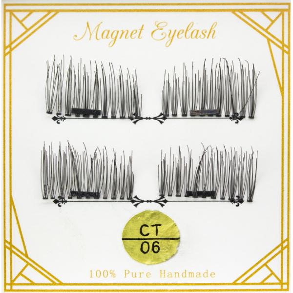 Double Magnetic Eye Makeup Eyelashes Long Fake Eyelashes Synthesis Materials