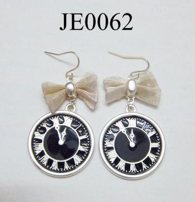 clock hook earrings
