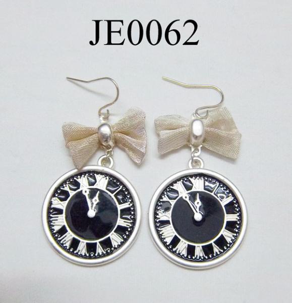 clock hook earrings