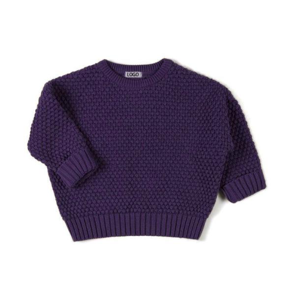 Winter Baby sweaters clothes knitted design custom logo chunky knit baby sweater kids boy