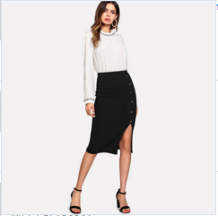 Юбка шнурка кромки ряби несимметричная для женщин