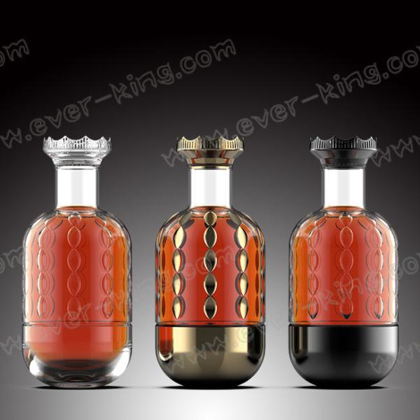 Бутылки духа бесцветного стекла дуриана 750ML форменные