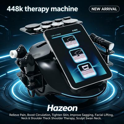 Hazeon 448Khz Tecar Therapy Device For Physiotherapy Pain Relief And Cellulite Reduction, 448kHz Frequency, High Power 500W