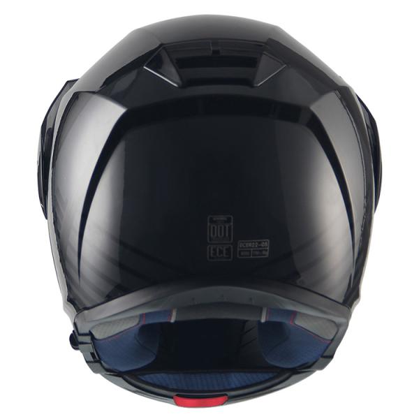 Double Visor Custom Black Dot Flip Up Motorcycle Helmet for Replacement/Repair Needs