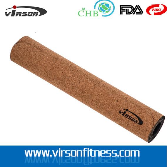 Ningbo Virson  new design  yoga mat .cork yoga mat