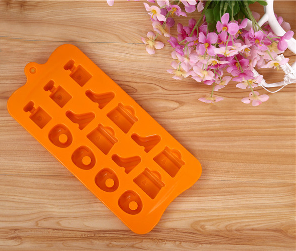 15 hole perfume heels shaped silicone mold bakeware ice cream mold chocolate mold SB-096