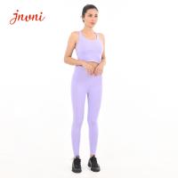 75% reciclam o Activewear do Gym do Spandex do poliéster 25% ajusta o sutiã dos esportes e os grupos de Legging
