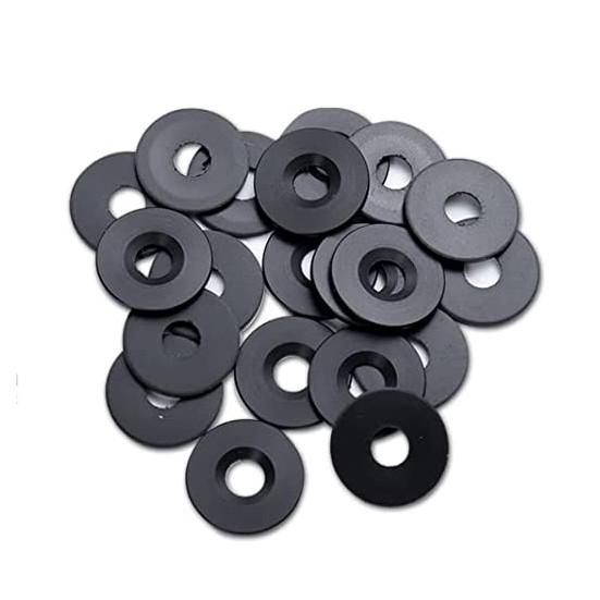 Kit de barandillas de cables de acero inoxidable con cubierta protectora negra y lavadora de unión metálica