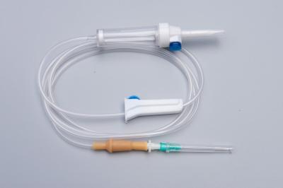 Big Drip Chamber Medical Grade PVC Scalp Vein Infusion Set