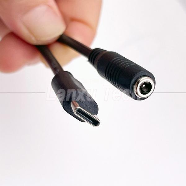 5VタイプCからDC 3.5x1.35mm 5.5x2.1mm 電源充電延長ケーブル
