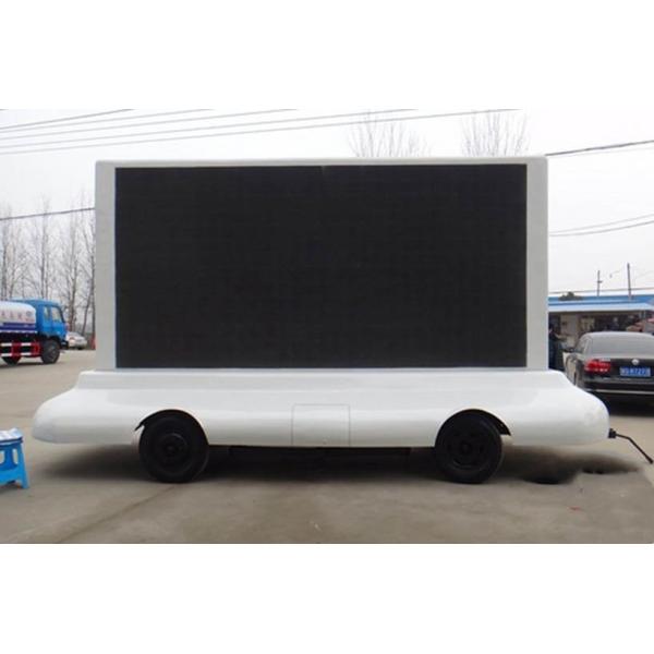 Traction Led Advertising Vehicle   2ton 4*2m LED Screen  Trailer Mobile Advertising Truck