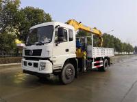 China 4WD 4X4 Dongfeng veículo montado guindaste com 190hp motor 8 toneladas