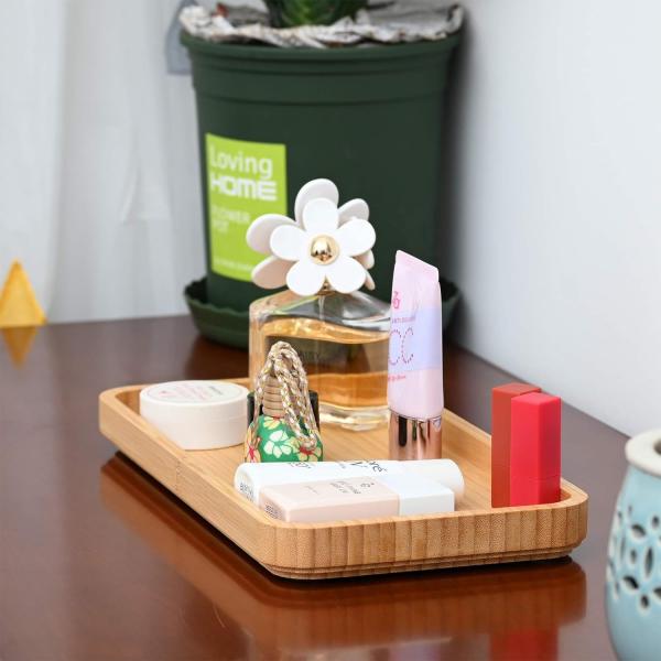 Hot Modern Organic Stackable Bamboo Serving Tray Set for Tea Bowl Free Sample Charge