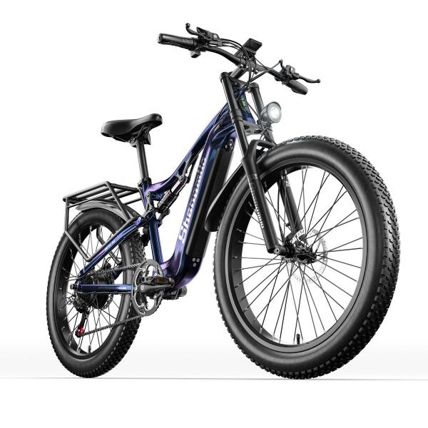 48V 1000W Power MTB Electric Mountain Bike With 17.5ah Lithium Battery Disc Brake