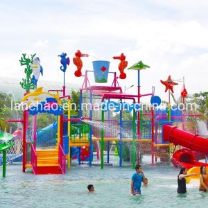 11KW Power Splash Water Playground Spray Park Equipment Anti UV