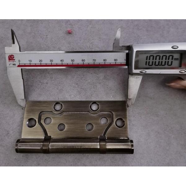 4 Inch Butterfly Gate Hinges , Butterfly Leaf Hinge 2.5mm Thickness