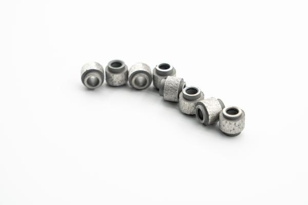 Serra de fio de diamante fixa para corte de pedreira de mármore 11,5 mm vantagem de contas sinterizadas