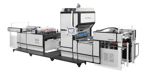 1080×1100mm Film Laminator Machine Vertical Thermal Laminating Machine With Hot Knife