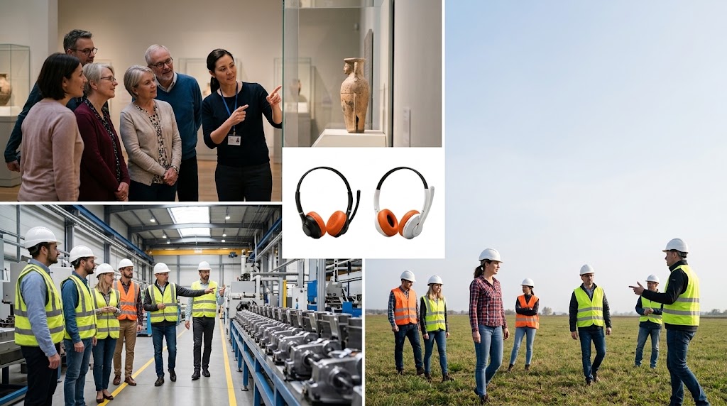 Team Wireless Intercom for Guided Tours