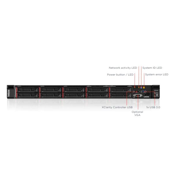 Le novo SR630 Серверная система Оригинальный 1U Rack с 32GB памяти Intel Xeon-Gold 6240