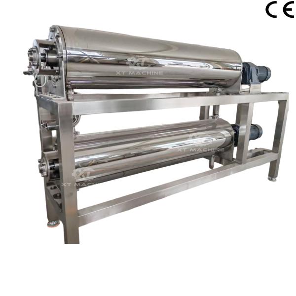 SUS304 Peanut Butter Cooling Machine Almond Peanut Cooling Equipment Heat Exchange Machine