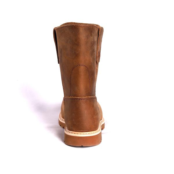 Shock Absorbing Goodyear Shoes Non Slip Waterproof Lace Up Closure Work Boots Unisex Safety Shoes