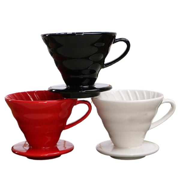 1-2 чашки льют над Dripper кофе аксессуаров фильтра кофе Dripper кофе керамическим