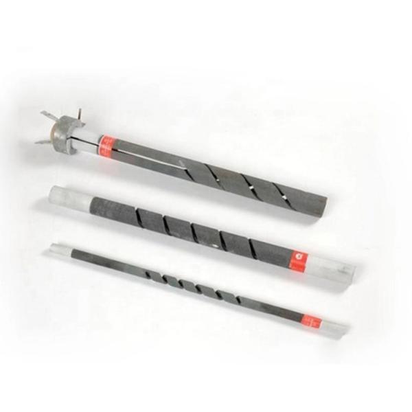 Electric Double Helix SiC Heating Elements with 1500℃ Max Service Temp and Customized Size for Industrial Furnaces