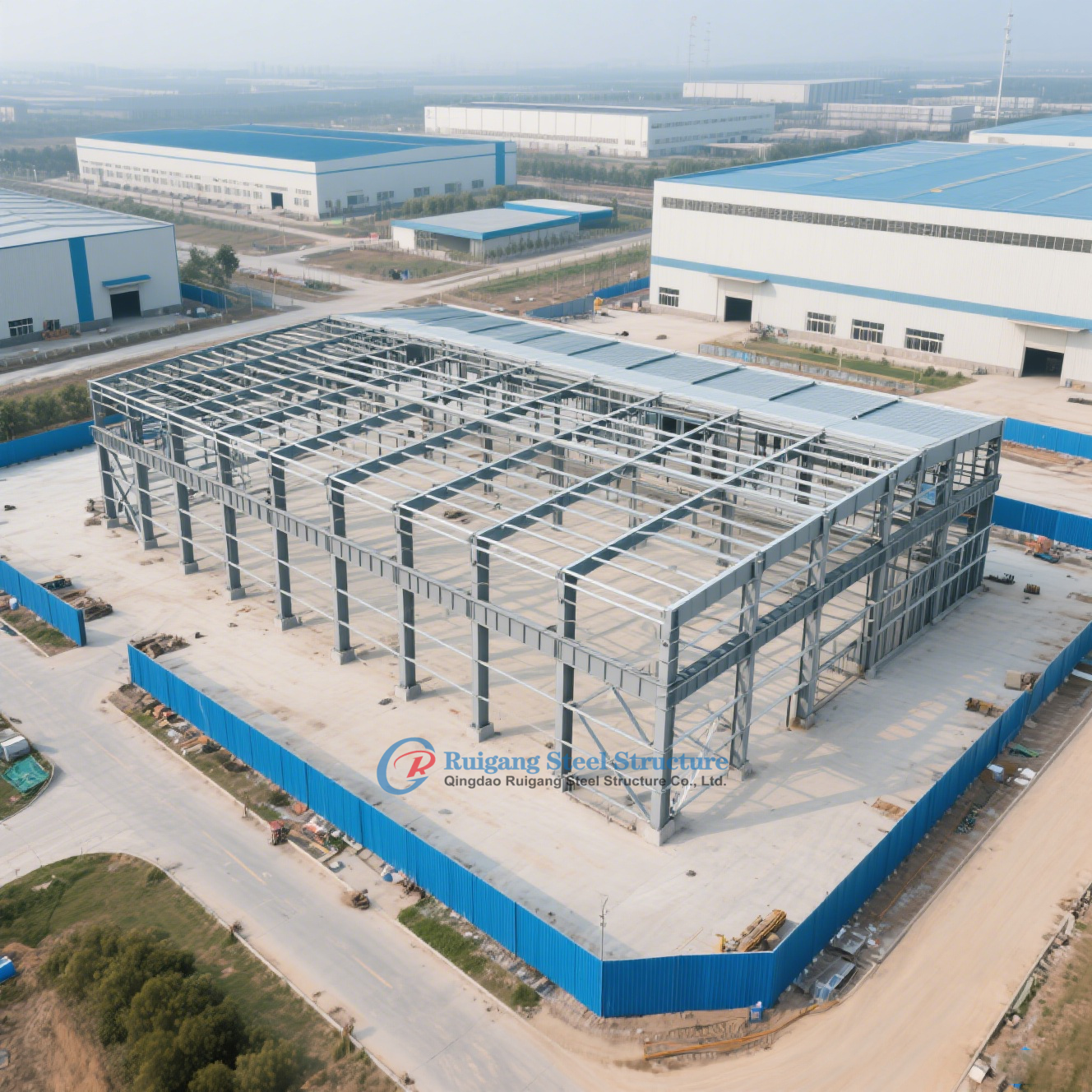 Industrial Use With Custom Design Modular Prefabricated Steel Structure Building