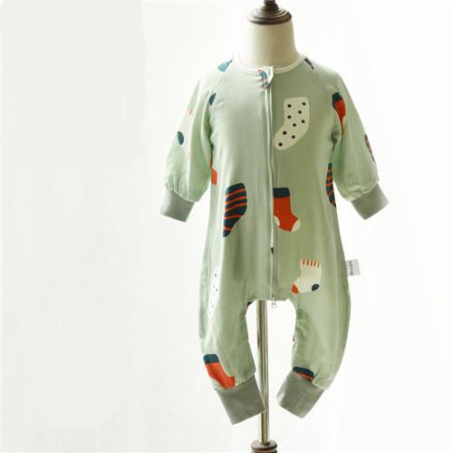 Cute Printing Cotton Muslin Sleep Sack Lightweight Healthy Baby Blankets Machine Washable