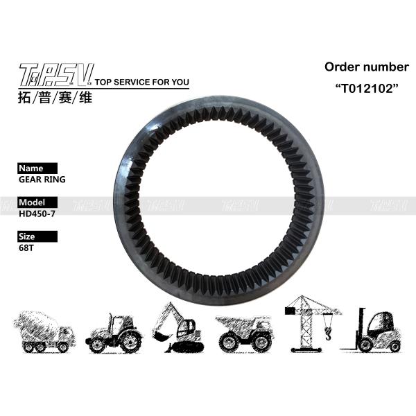 HD450-7 Boîte à anneaux pour engrenages de déplacement pour excavatrice avec installation de treillis d'engrenages