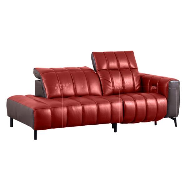 BN Italian Minimalist Living Room Electric Function Genuine Leather Sofa Home Furniture Functional Sofa Recliner