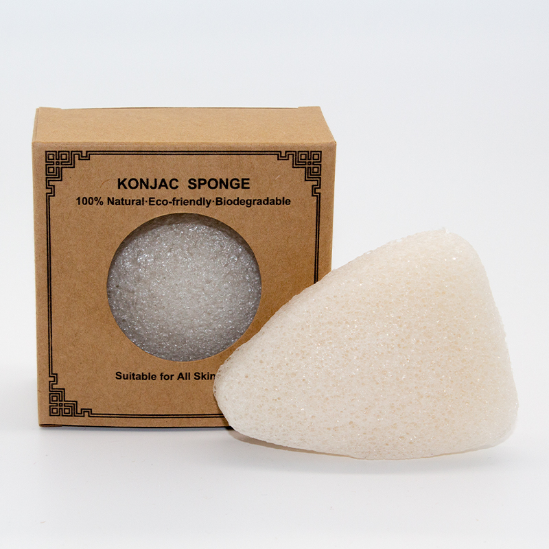 Губки треугольника OEM слойка многоразовой красной лицевой Konjac очищая