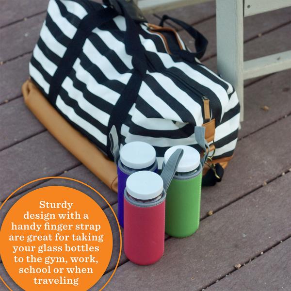 Vibrant Color 16 17 18 Oz Insulated Neoprene Bottle Sleeve