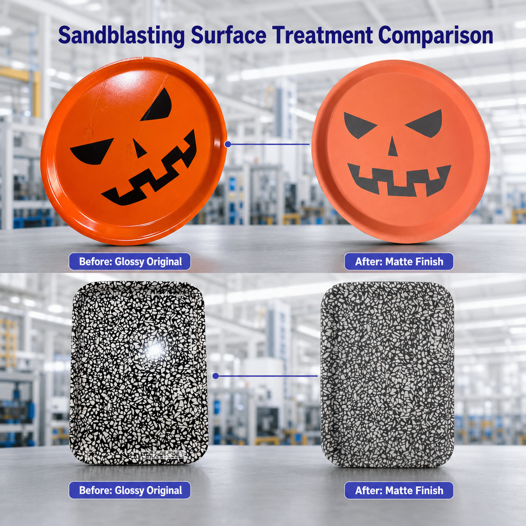 Dustless Automatic Conveyor Sandblasting Machine with High Pressure Cleaning Deflashing Function Motor Core Small Size