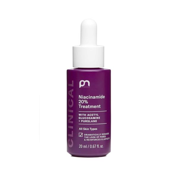 Niacinamide 20% Treatment | Pore Reduction & Elasticity Reinforcement | With Acetyl Glucosamine + Purslane | All Skin Types | 20ml / 0.67 fl. oz.