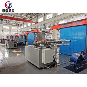 YINGCHUANG Multi-Arm Automatic Ferry Shuttle Rotomolding Machine, PLC Controlled