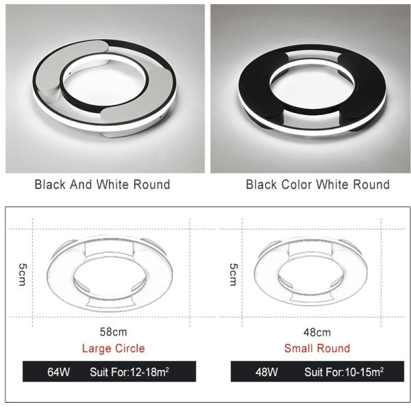 Kitchen ceiling spotlights Acrylic ceiling lamp Lighting Fixutres (WH-MA-81)