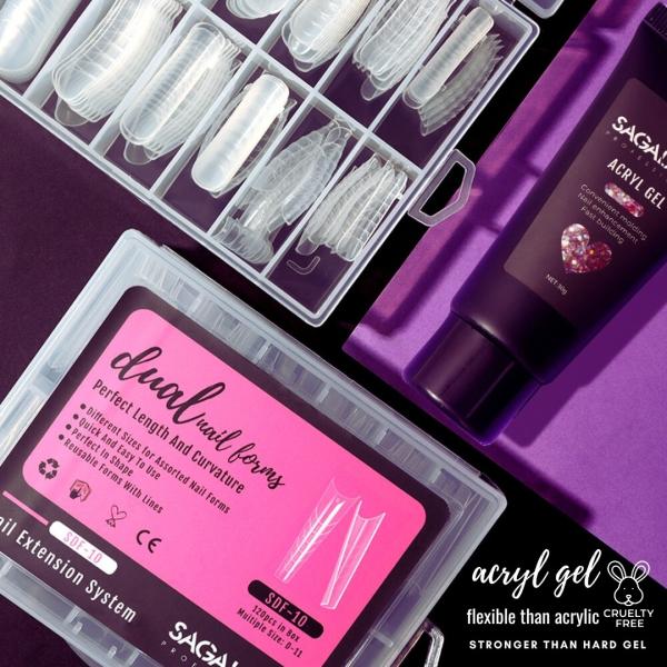 Professional Manicure Clear Acrylic Gel for Nails Extension Private Label Soak Off Uv Lamp Builder Extension Gel