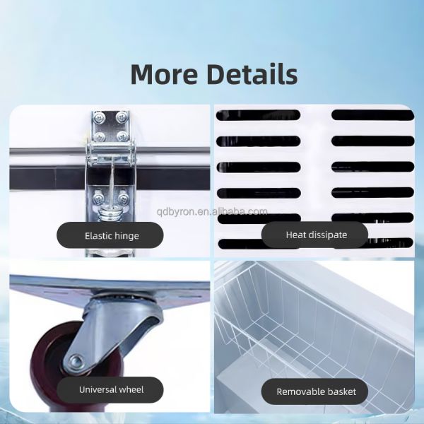 Energy Saving Commercial Deep Freezer OEM Commercial Display Chest Freezer