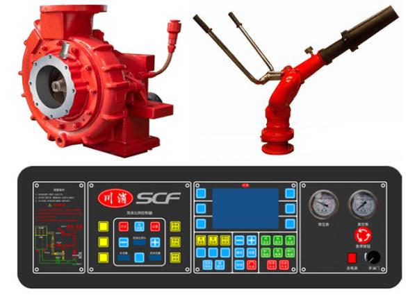 Large Flow Adjustable Water & Foam Monitor of Fire Truck Parts & Fire Trucks