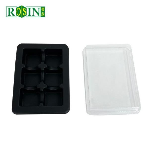 Custom 5 Cavity Chocolate Insert Trays Disposable Blister PP With Clear Lid