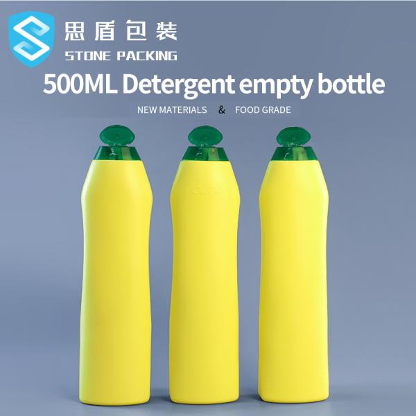 Cleaning Fluid Acid Etch 500ml Lotion Pump High Density Polyethylene Water Bottles