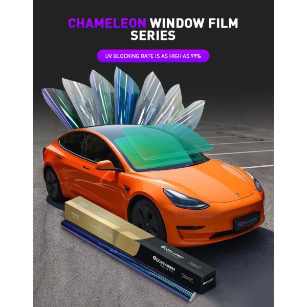 Декоративная солнечная пленка антиотблески Красный цвет CR-8065 Камалеон Автомобильное окно пленка Окраска радуга